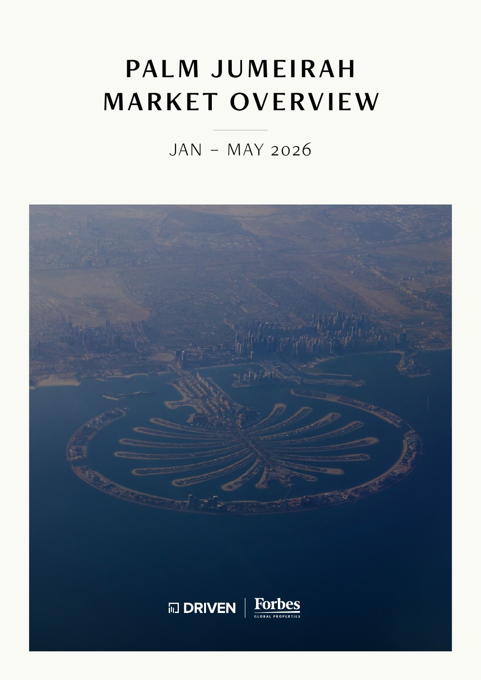 Palm Jumeirah Market Overview January – May 2026 — first page of the original PDF