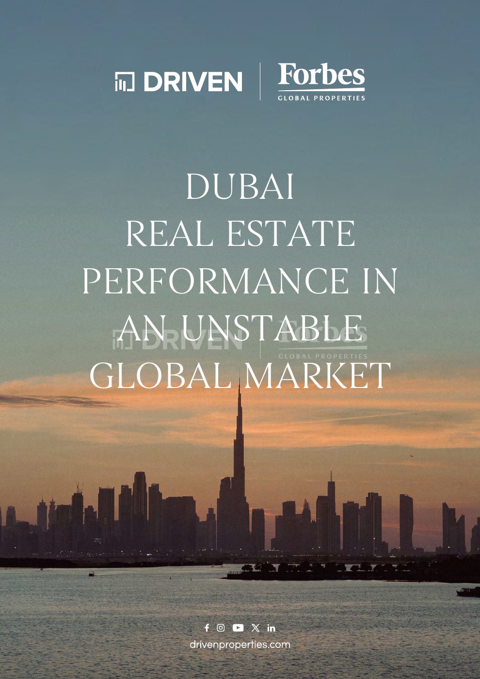Dubai RE in Uncertain Markets — first page of the original PDF — photo 1