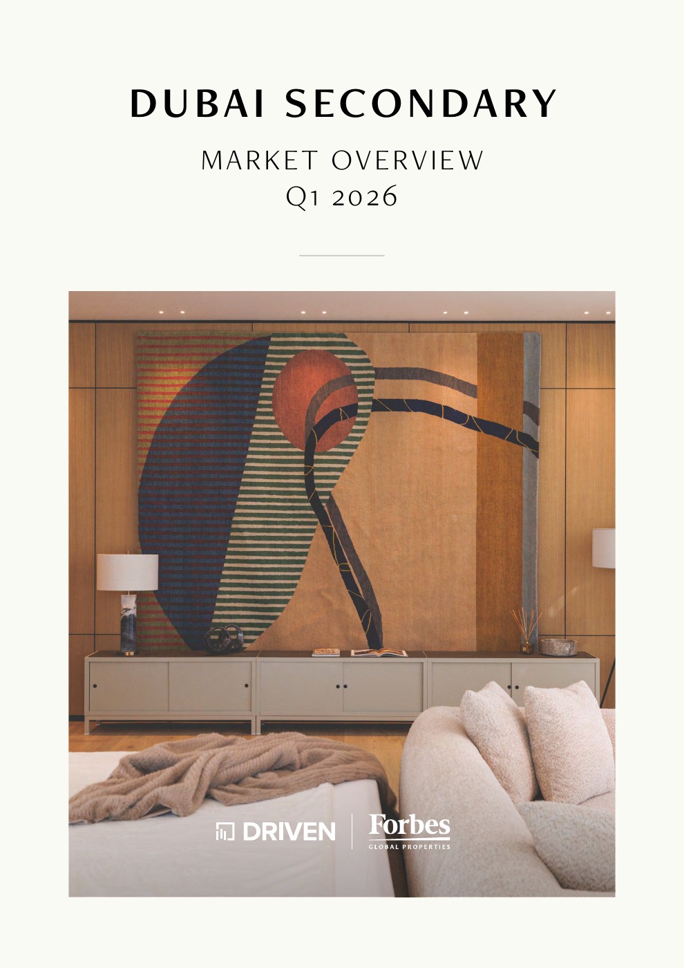 Dubai Secondary Market Overview Q1 2026 — first page of the original PDF — photo 1