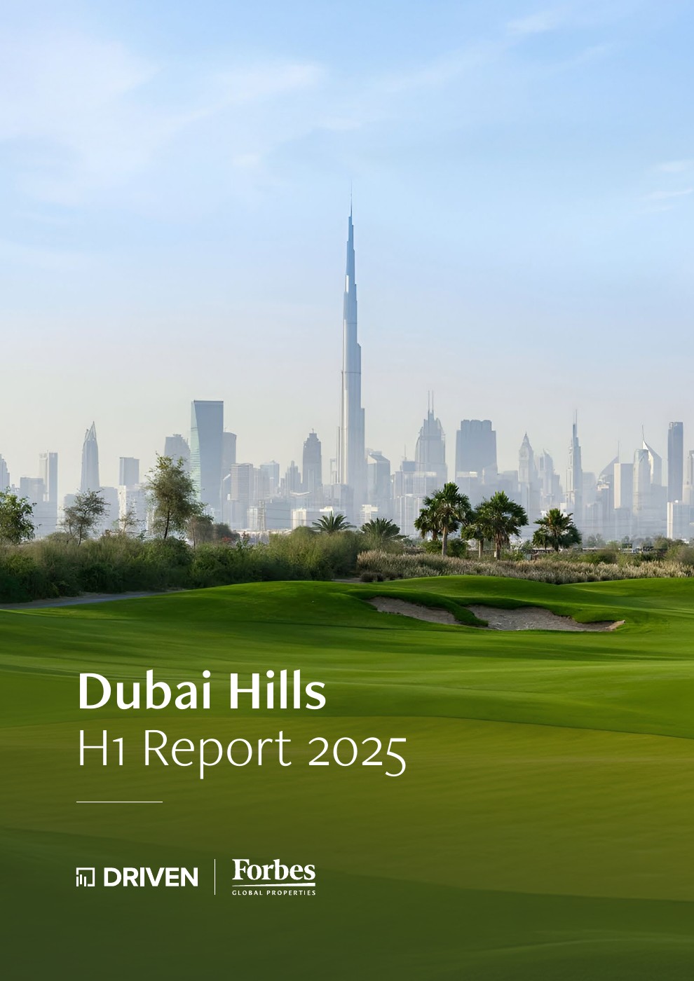 Dubai Hills Estate H1 Report 2025  — first page of the original PDF — photo 1