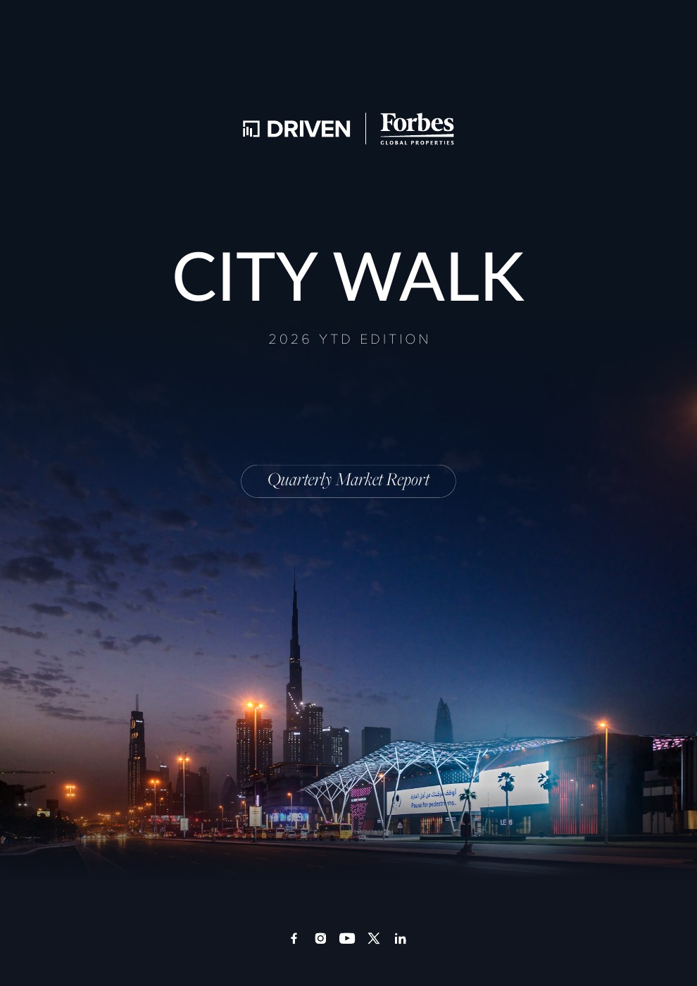 City Walk Dubai Market Report 2026 — first page of the original PDF — photo 1