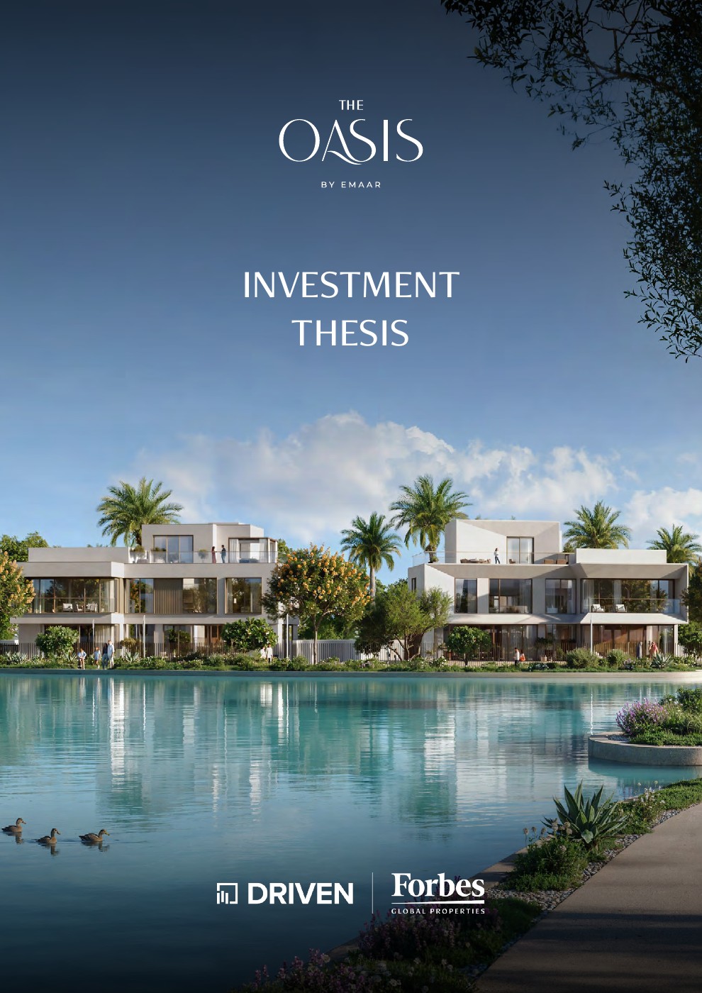 The Oasis by Emaar Investment Thesis 2026 — first page of the original PDF — photo 1
