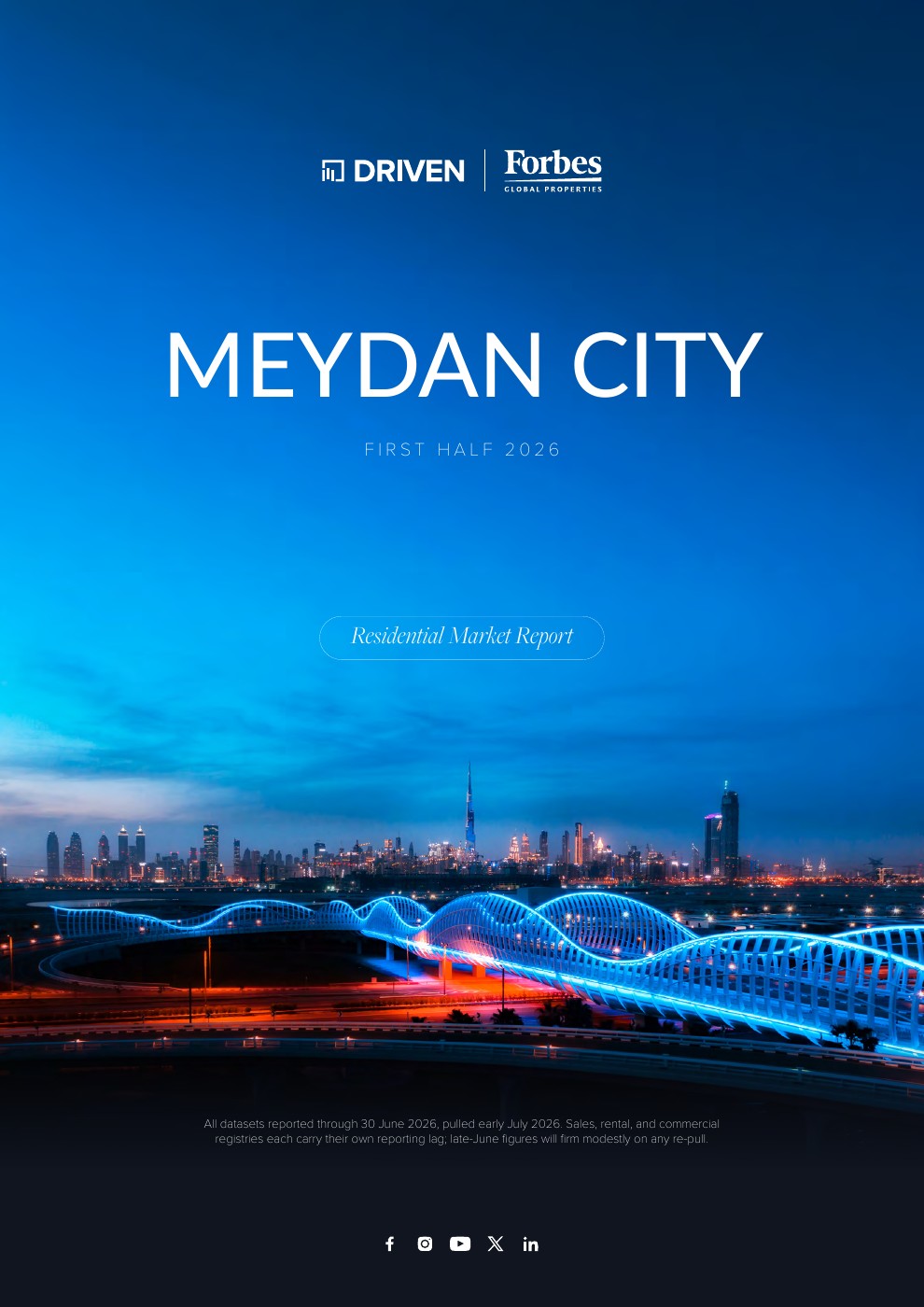 Meydan City Residential Market Report H1 2026 — first page of the original PDF — photo 1